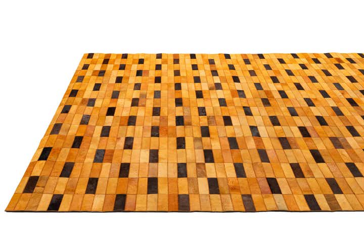 8' 1 x 9' 11 Cowhide - Patchwork Rug