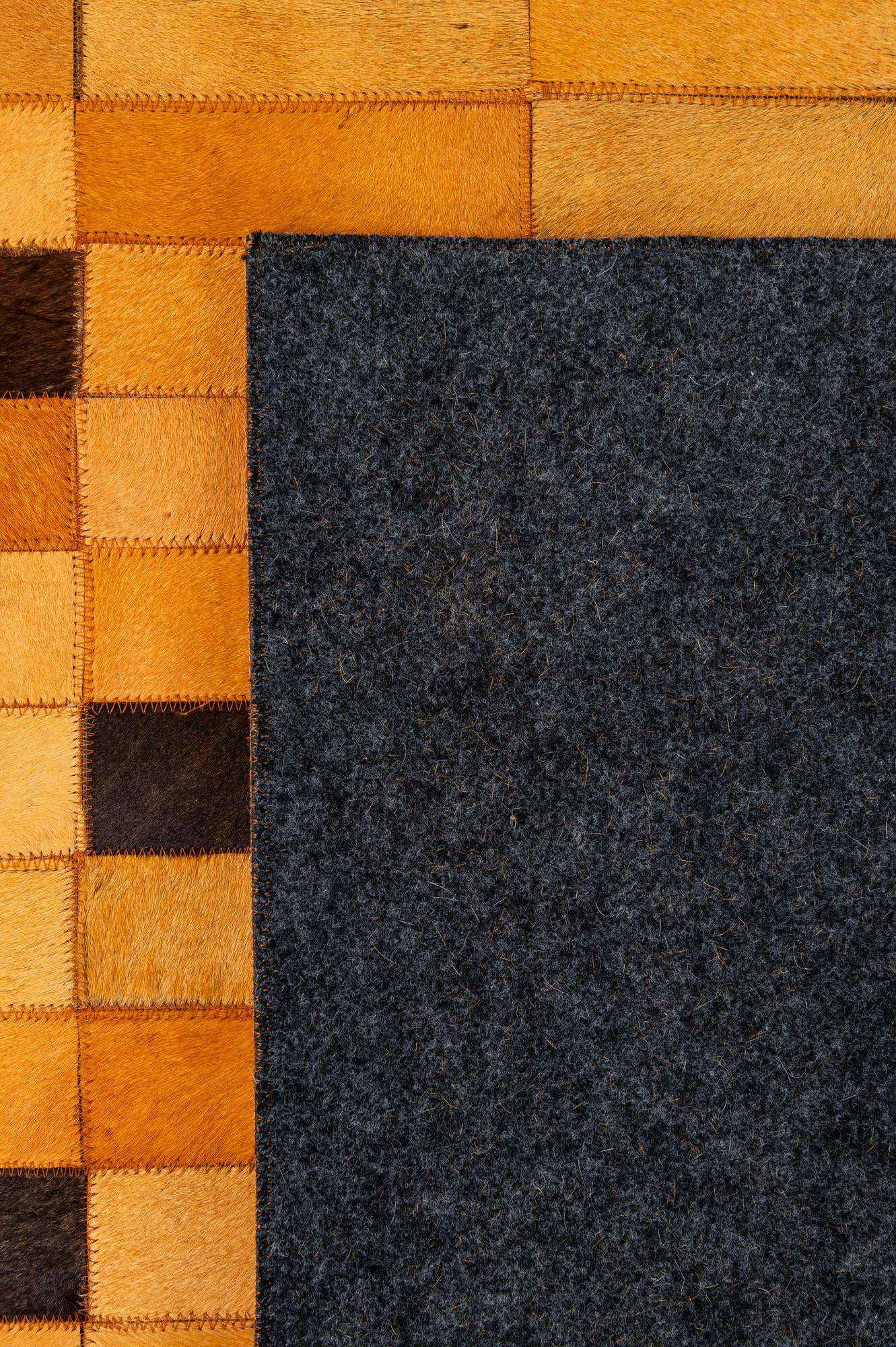 8' 1 x 9' 11 Cowhide - Patchwork Rug
