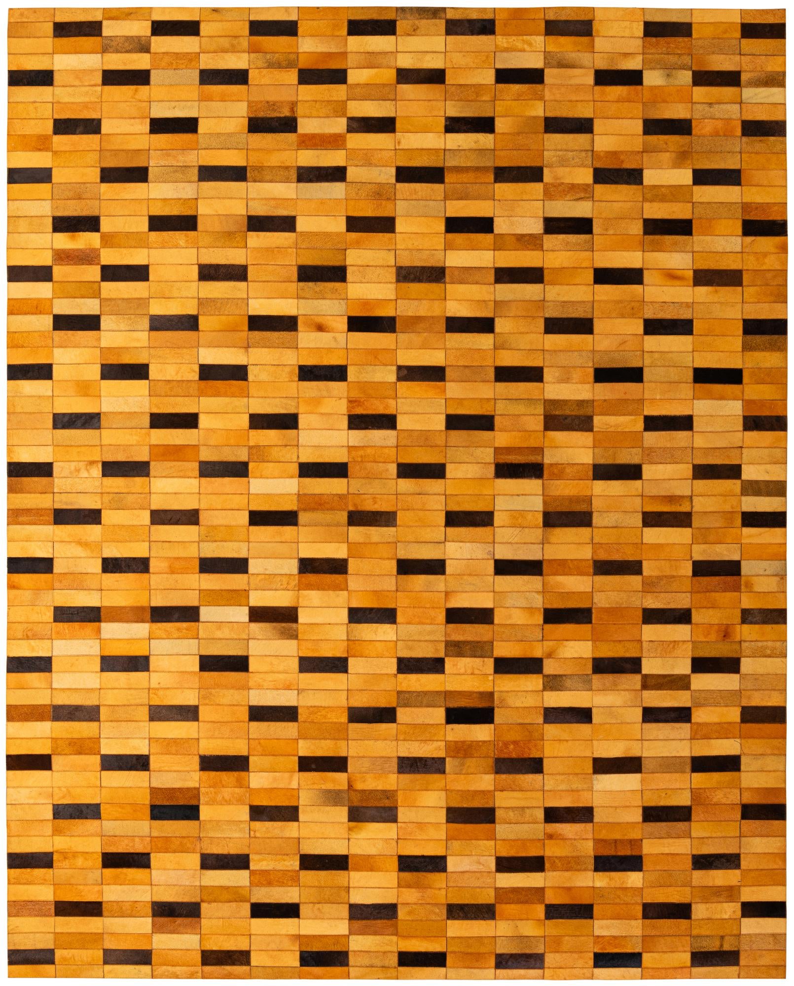 8' 1 x 9' 11 Cowhide - Patchwork Rug