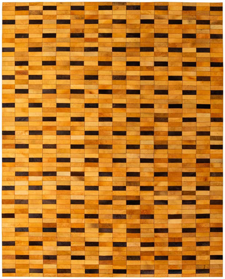 8' 1 x 9' 11 Cowhide - Patchwork Rug