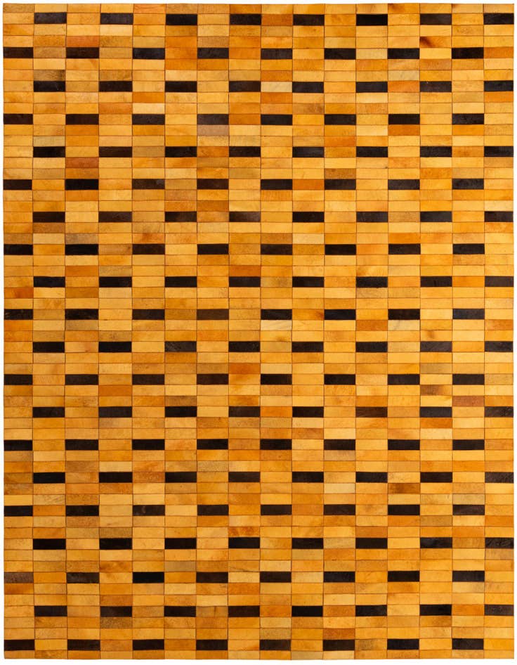 Detail image of 8' 1 x 10' Cowhide - Patchwork Rug