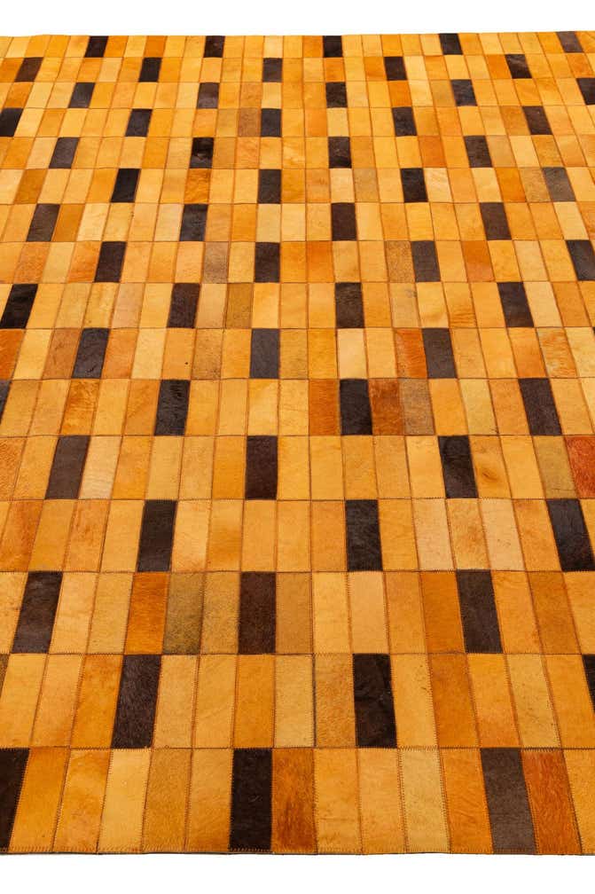 8' 1 x 10' Cowhide - Patchwork Rug
