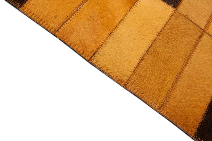 8' 1 x 10' Cowhide - Patchwork Rug