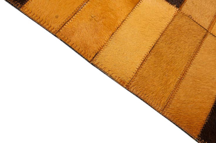 Detail image of 8' 1 x 10' Cowhide - Patchwork Rug
