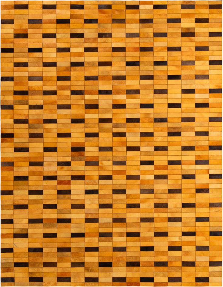 Detail image of 8' 1 x 10' Cowhide - Patchwork Rug
