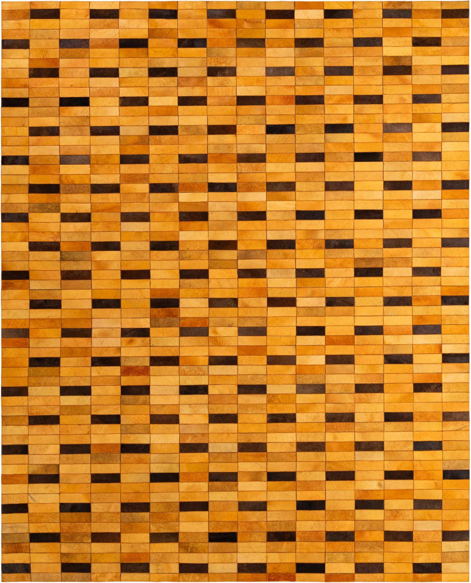 8' 1 x 10' Cowhide - Patchwork Rug
