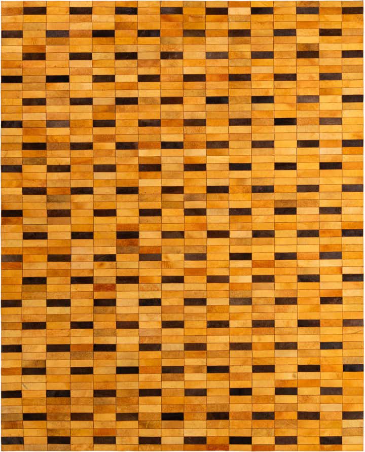 8' 1 x 10' Cowhide - Patchwork Rug