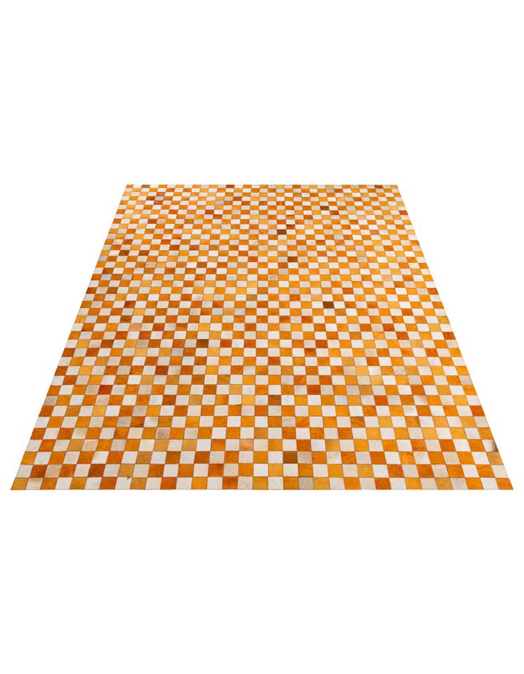 Detail image of 8' 2 x 10' Cowhide - Patchwork Rug