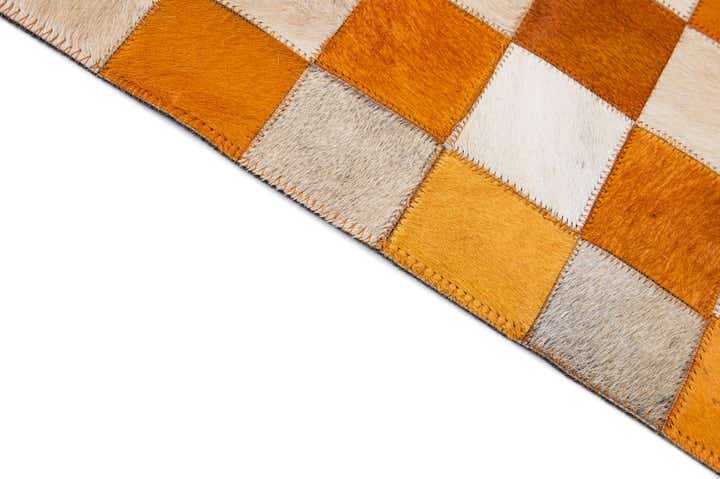 8' 2 x 10' Cowhide - Patchwork Rug