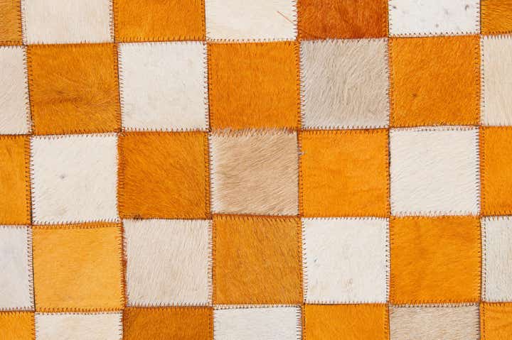 8' 2 x 10' Cowhide - Patchwork Rug