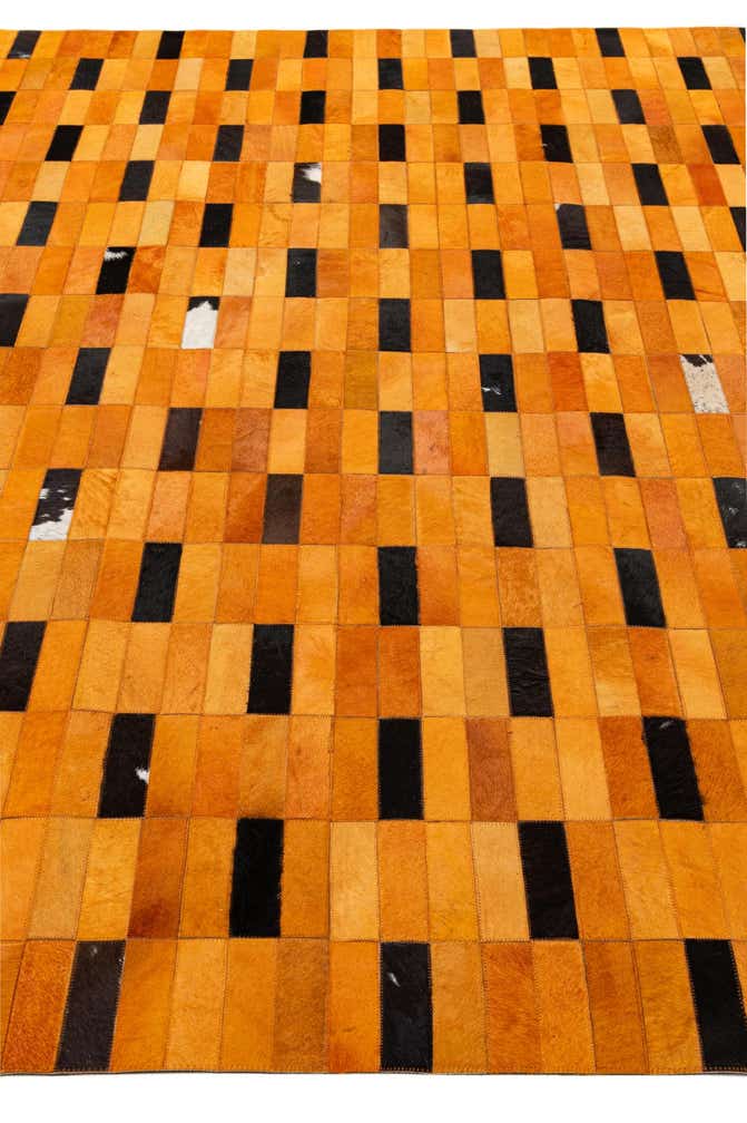 8' 1 x 10' Cowhide - Patchwork Rug