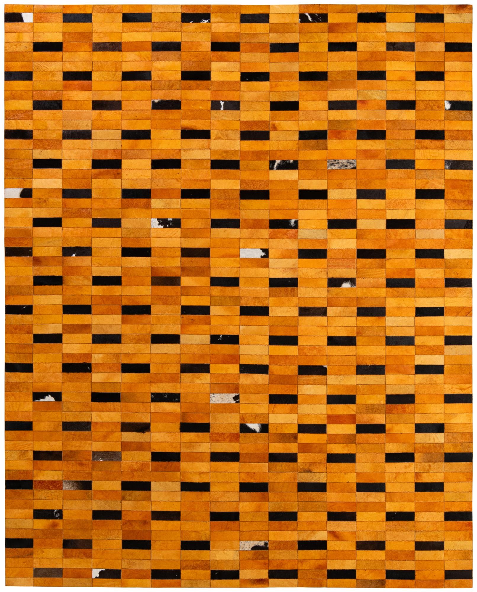 8' 1 x 10' Cowhide - Patchwork Rug