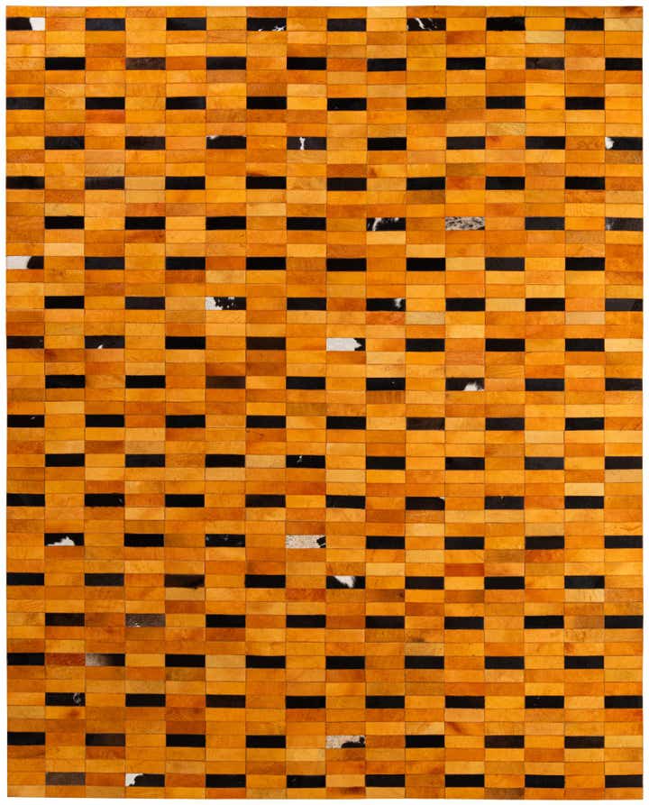8' 1 x 10' Cowhide - Patchwork Rug