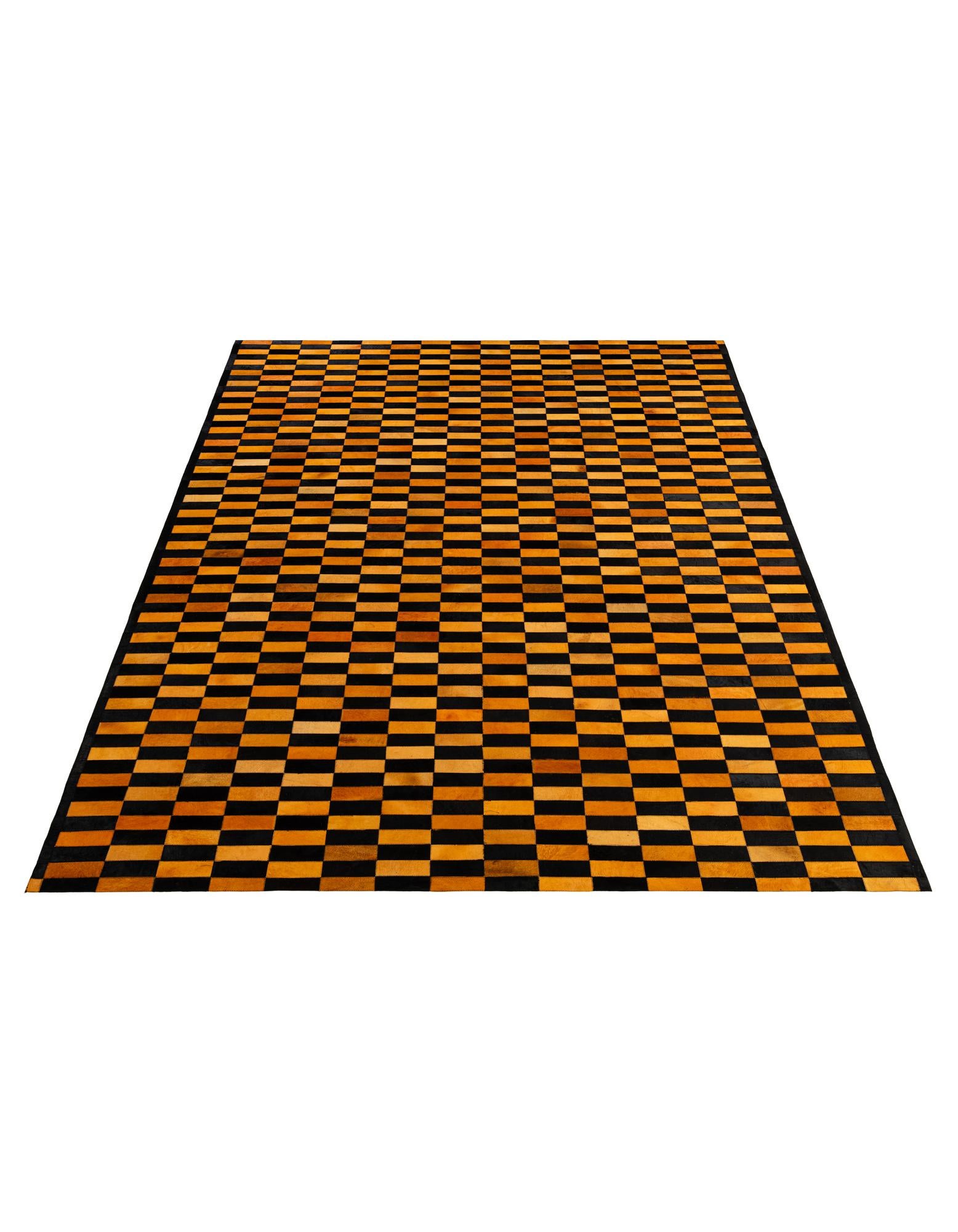 8' 2 x 10' Cowhide - Patchwork Rug