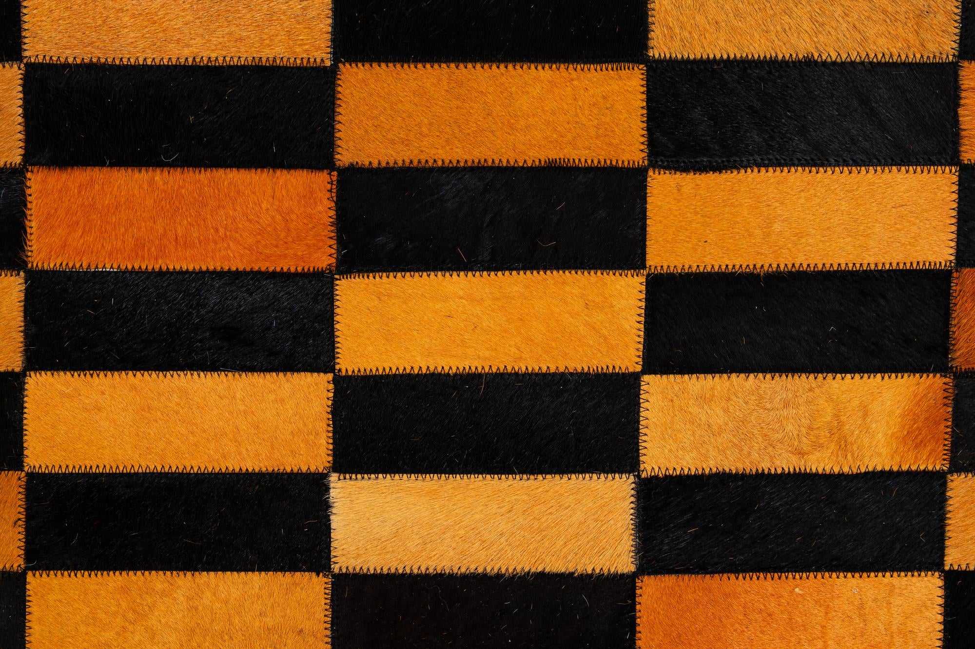 8' 2 x 10' Cowhide - Patchwork Rug