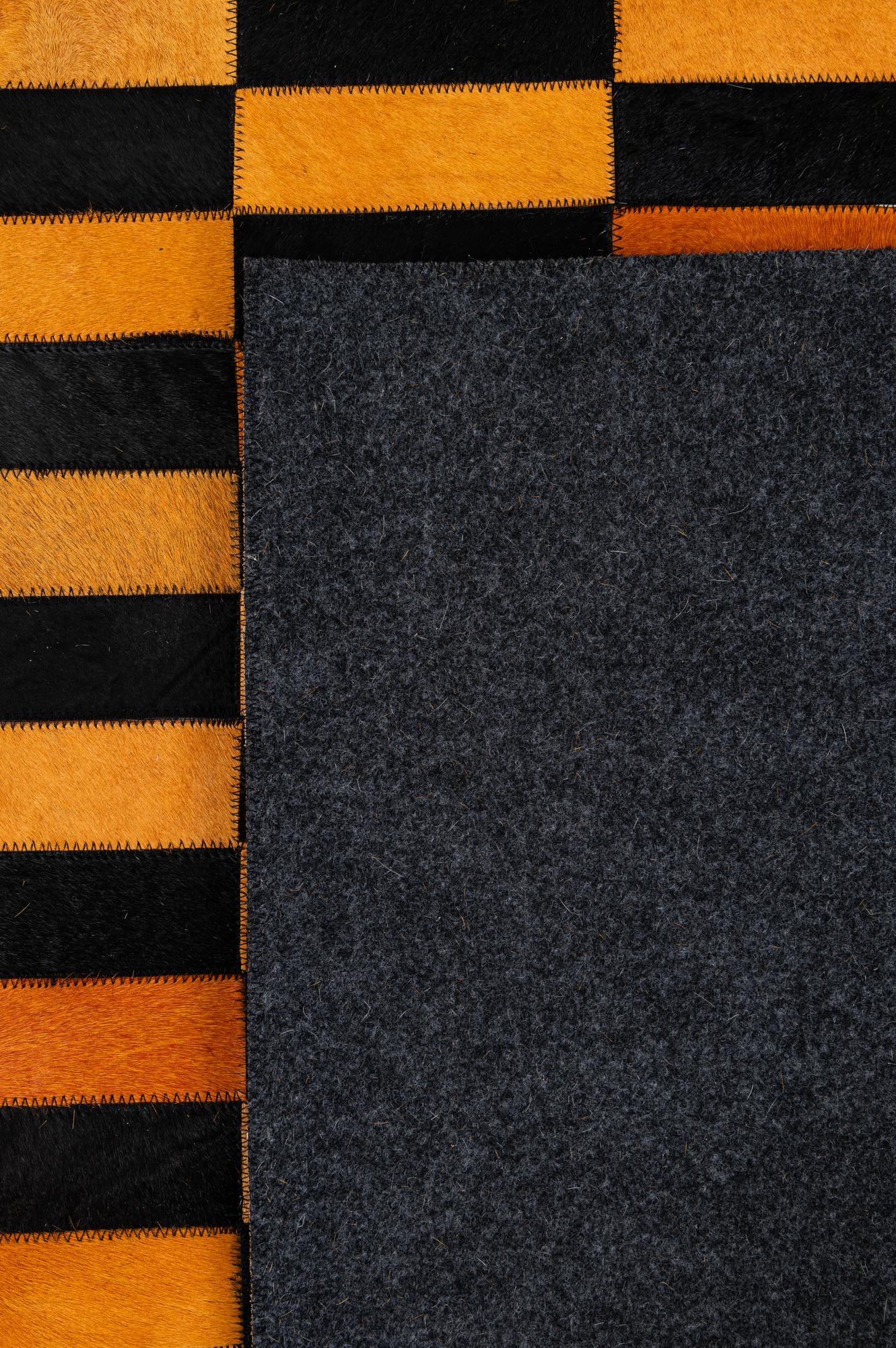 8' 2 x 10' Cowhide - Patchwork Rug