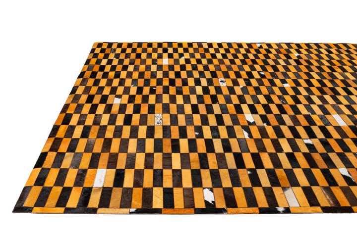 8' 2 x 10' 1 Cowhide - Patchwork Rug