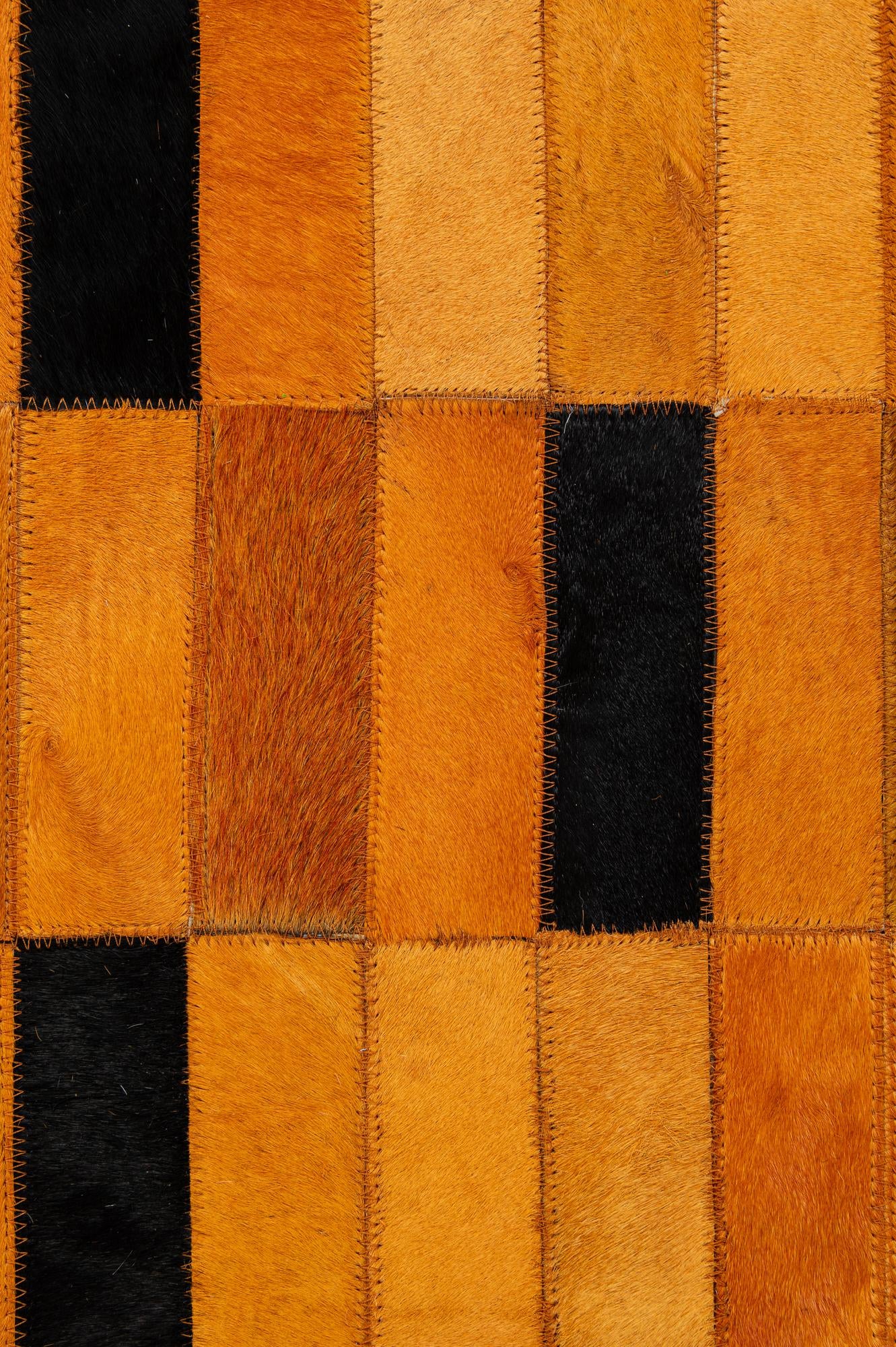 8' 2 x 10' Cowhide - Patchwork Rug
