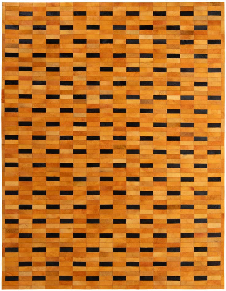 Detail image of 8' 2 x 10' Cowhide - Patchwork Rug
