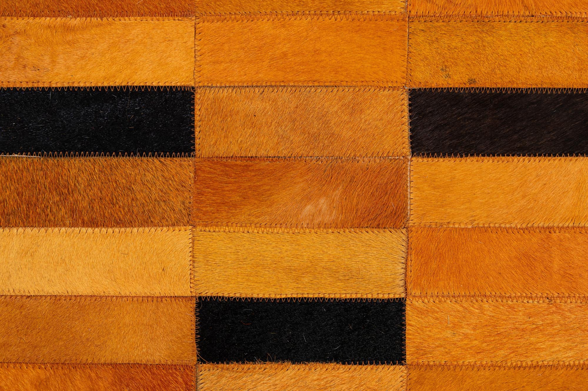 8' 1 x 9' 11 Cowhide - Patchwork Rug