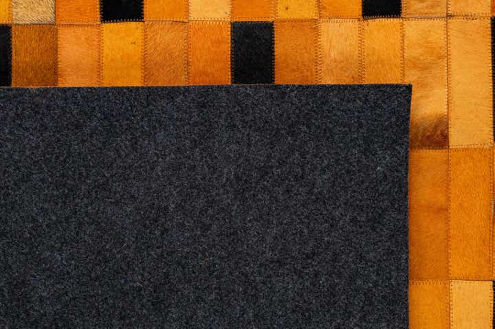 8' 1 x 9' 11 Cowhide - Patchwork Rug