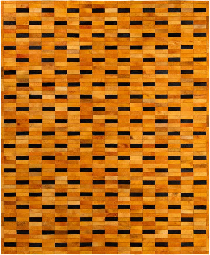 8' 1 x 9' 11 Cowhide - Patchwork Rug