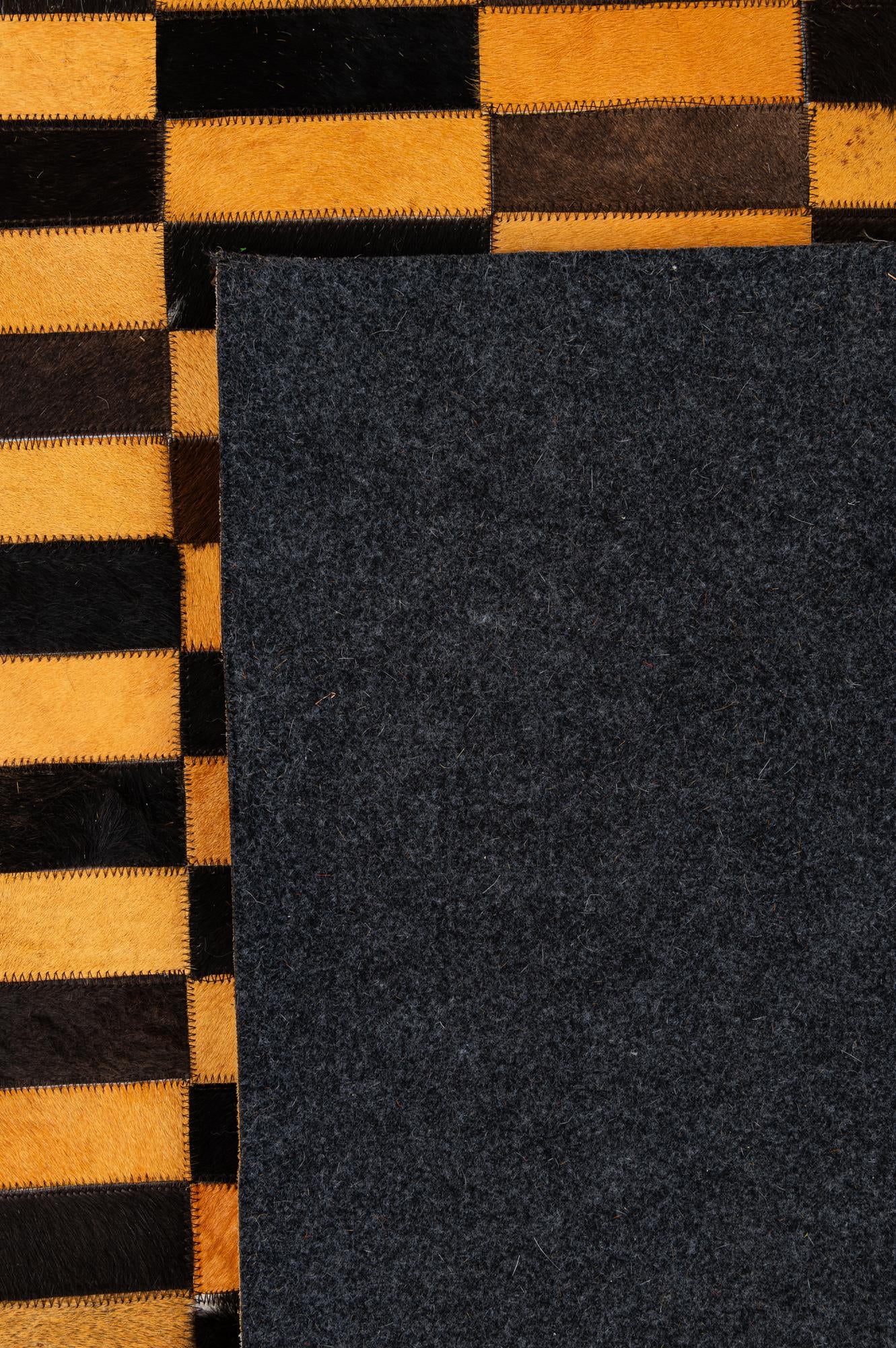 8' 2 x 10' Cowhide - Patchwork Rug