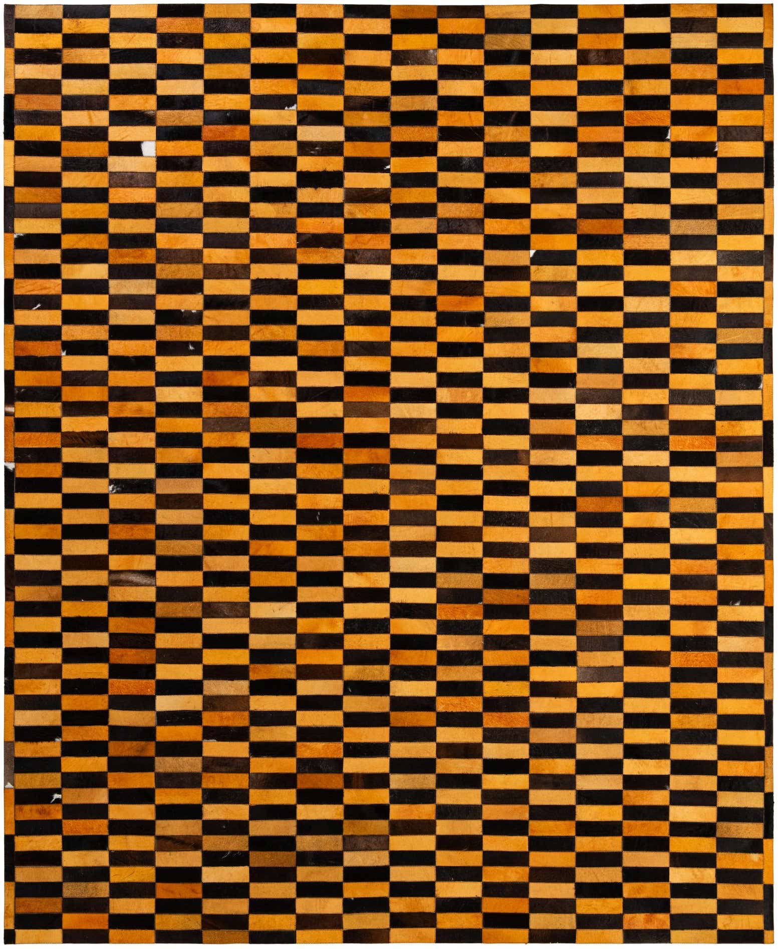 8' 2 x 10' Cowhide - Patchwork Rug