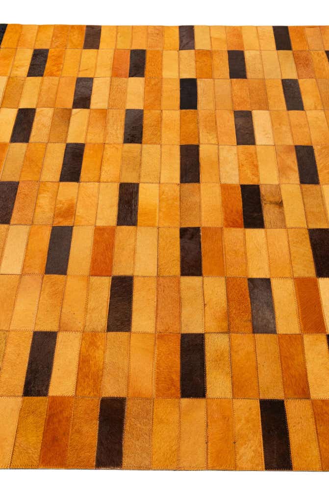 5' 1 x 7' 10 Cowhide - Patchwork Rug