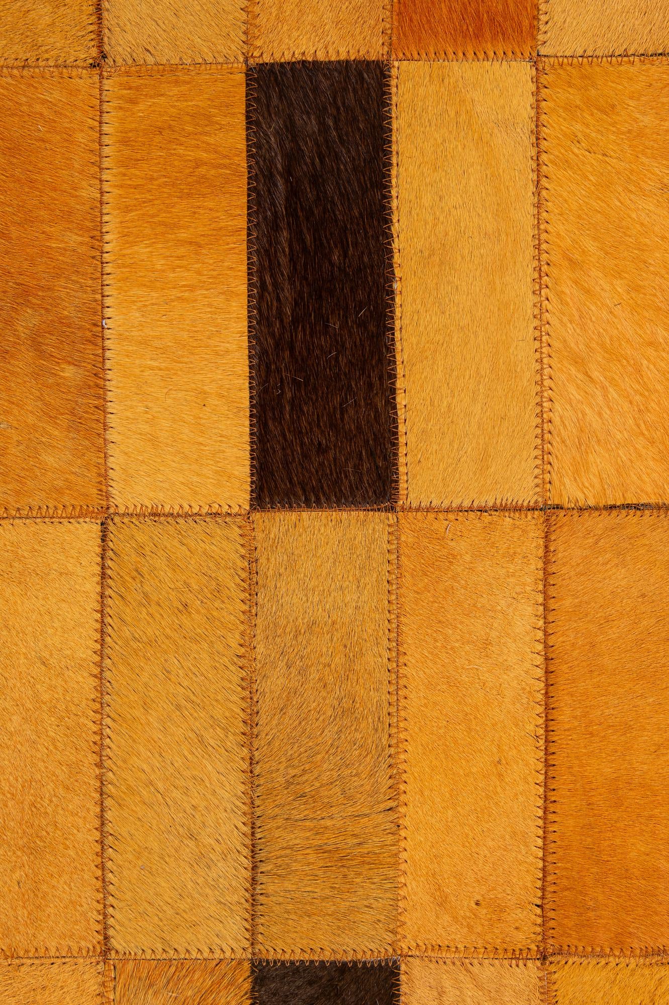 5' 1 x 7' 10 Cowhide - Patchwork Rug