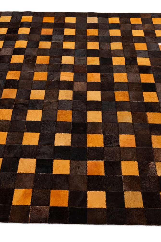5' 2 x 8' Cowhide - Patchwork Rug