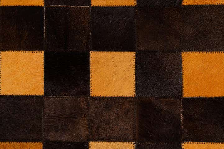 5' 2 x 8' Cowhide - Patchwork Rug