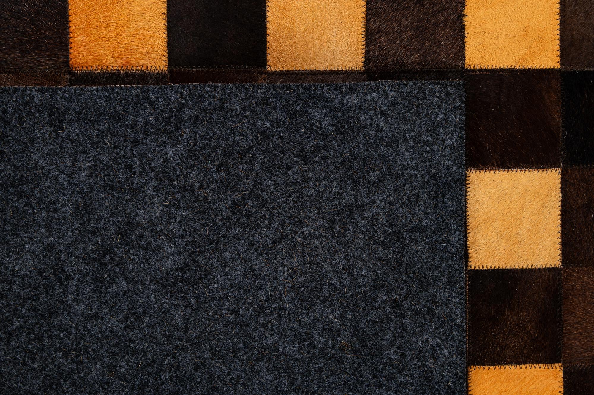 5' 2 x 8' Cowhide - Patchwork Rug