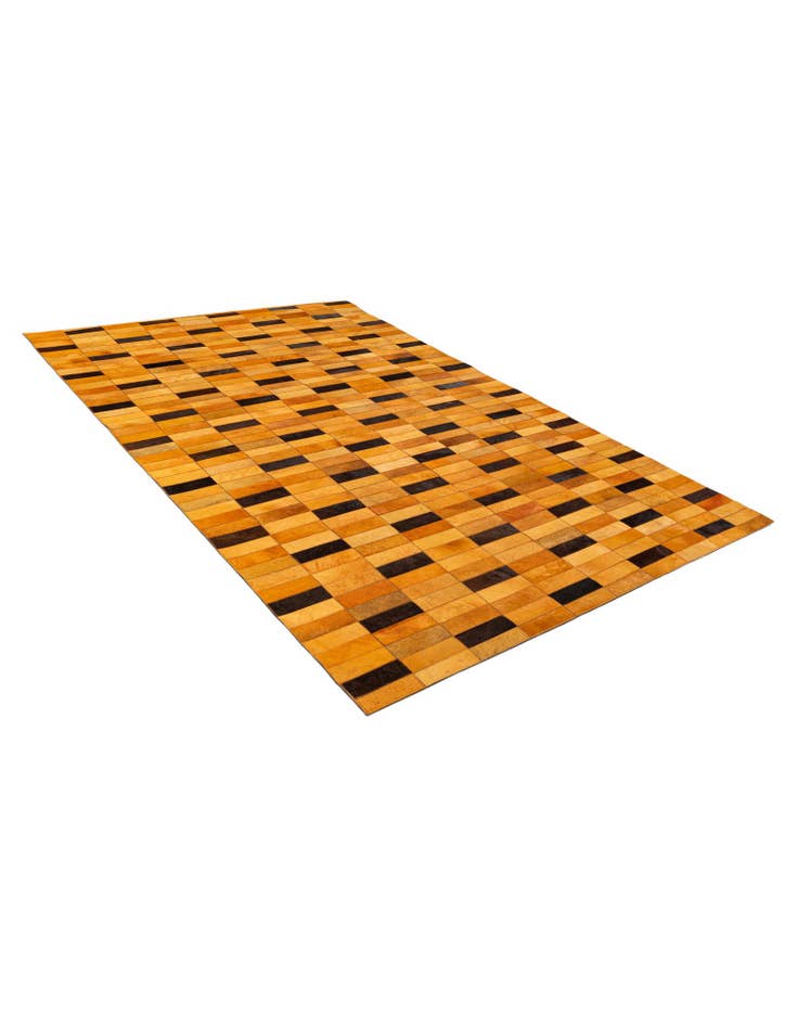 Detail image of 5' x 7' 11 Cowhide - Patchwork Rug