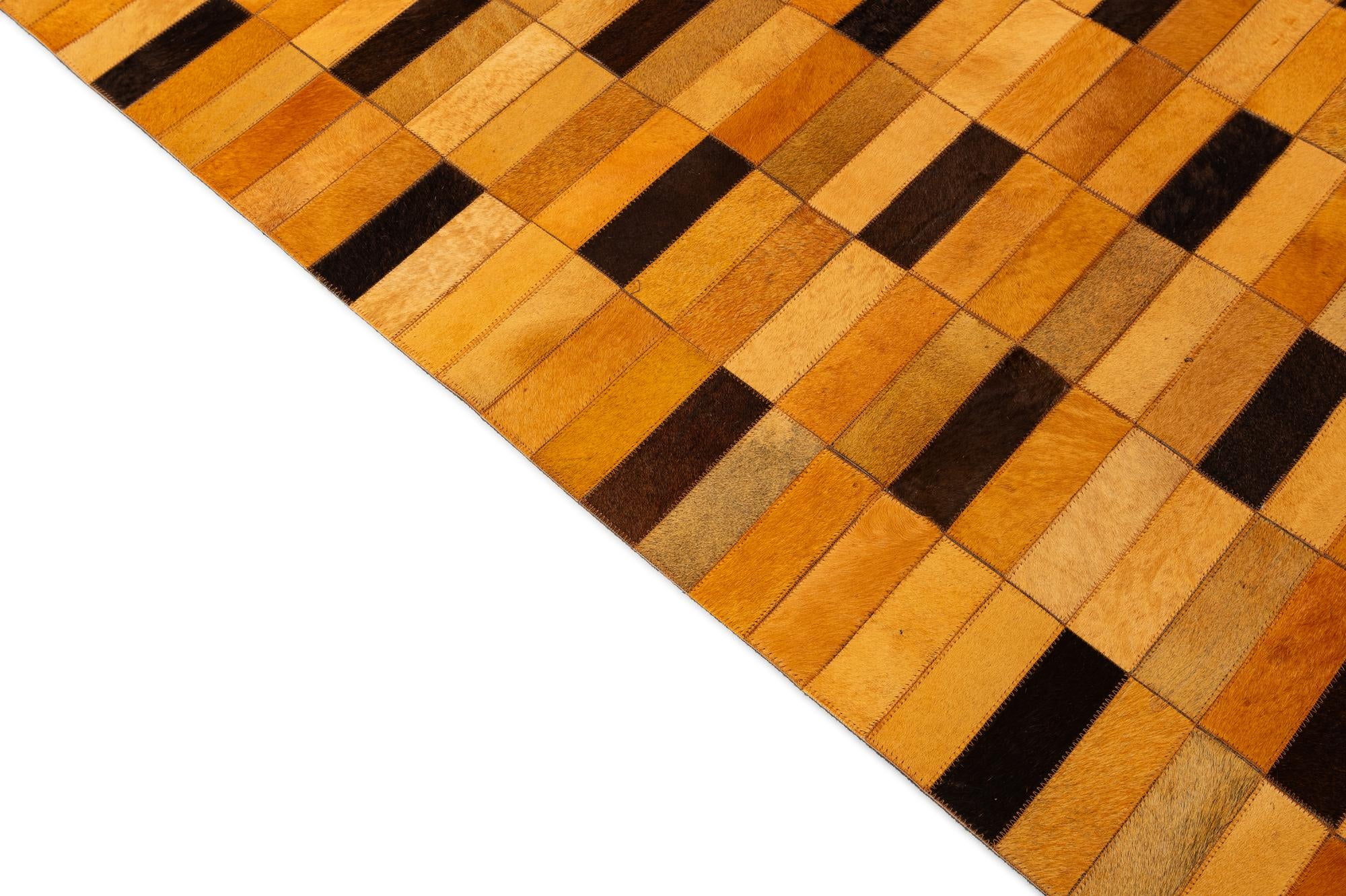 5' x 7' 11 Cowhide - Patchwork Rug