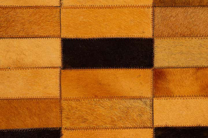 5' x 7' 11 Cowhide - Patchwork Rug