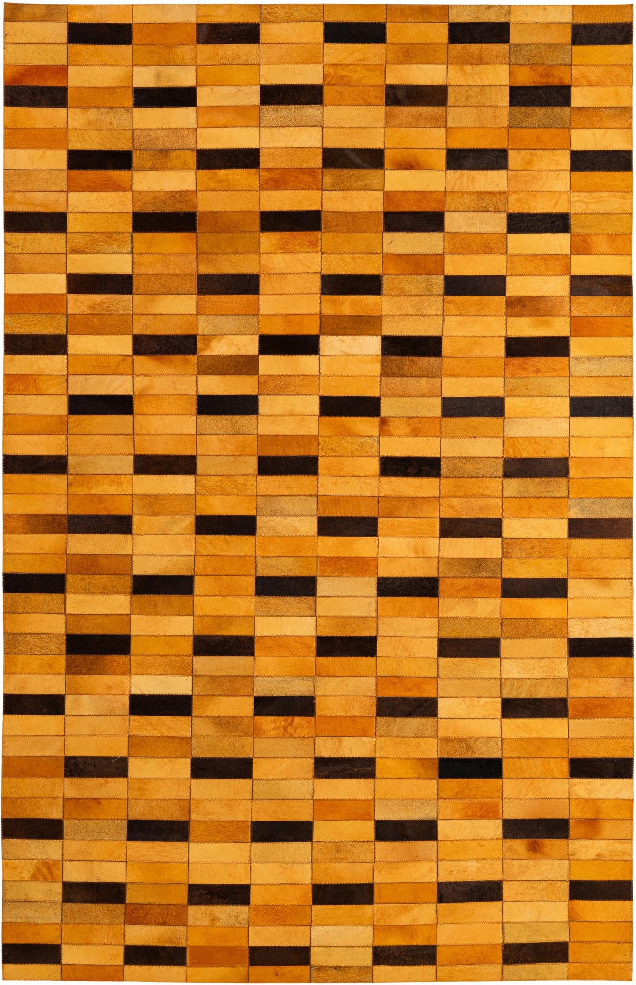 5' x 7' 11 Cowhide - Patchwork Rug