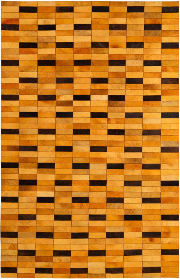 Detail image of 5' x 7' 11 Cowhide - Patchwork Rug