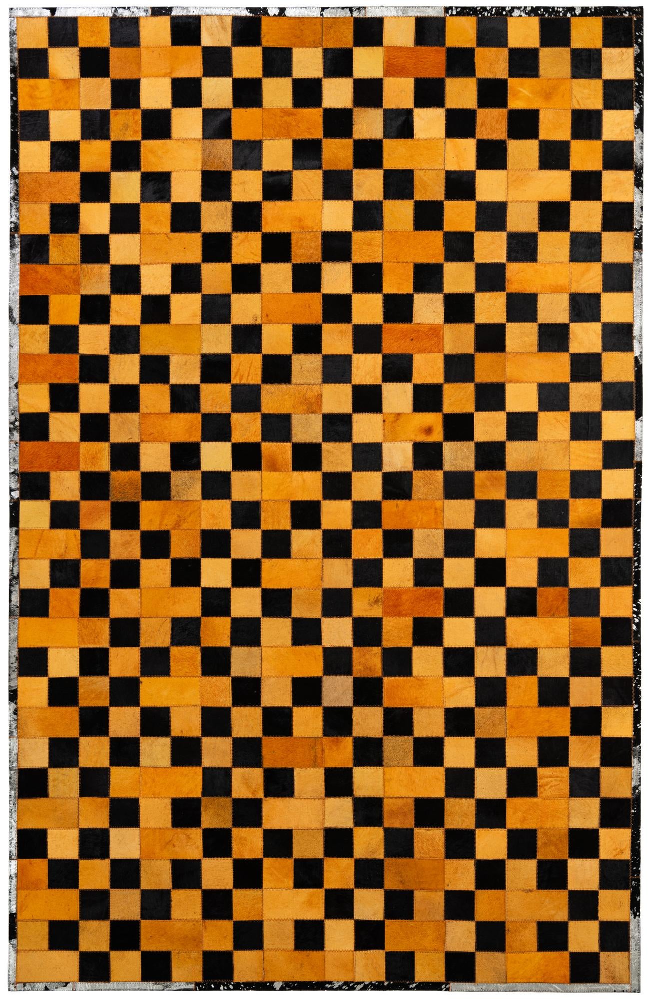 5' 2 x 8' 1 Cowhide - Patchwork Rug