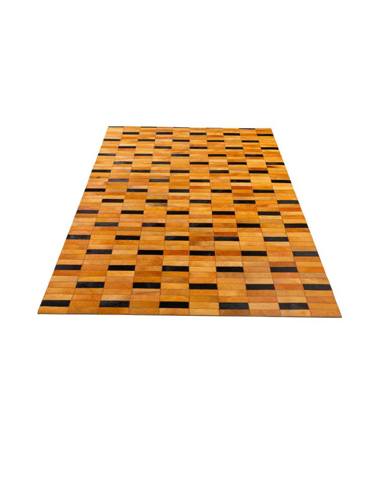 Detail image of 5' x 8' 1 Cowhide - Patchwork Rug