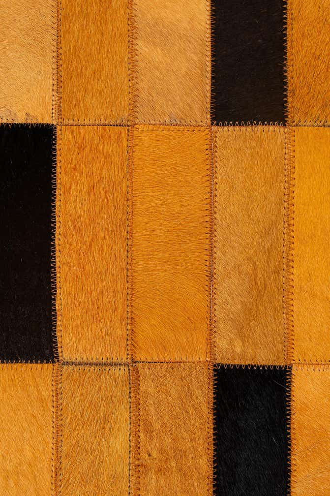 5' x 8' 1 Cowhide - Patchwork Rug