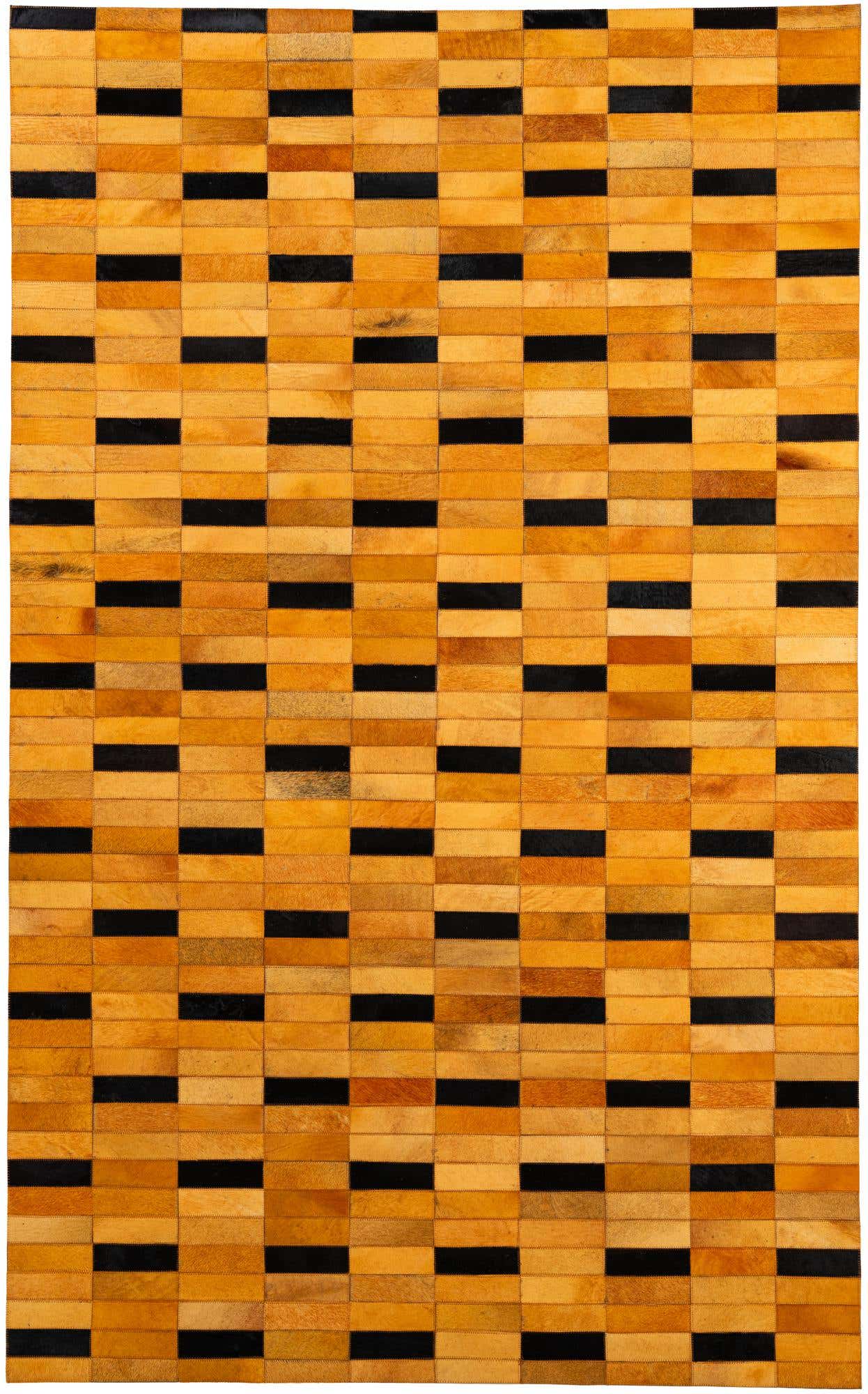 5' x 8' 1 Cowhide - Patchwork Rug