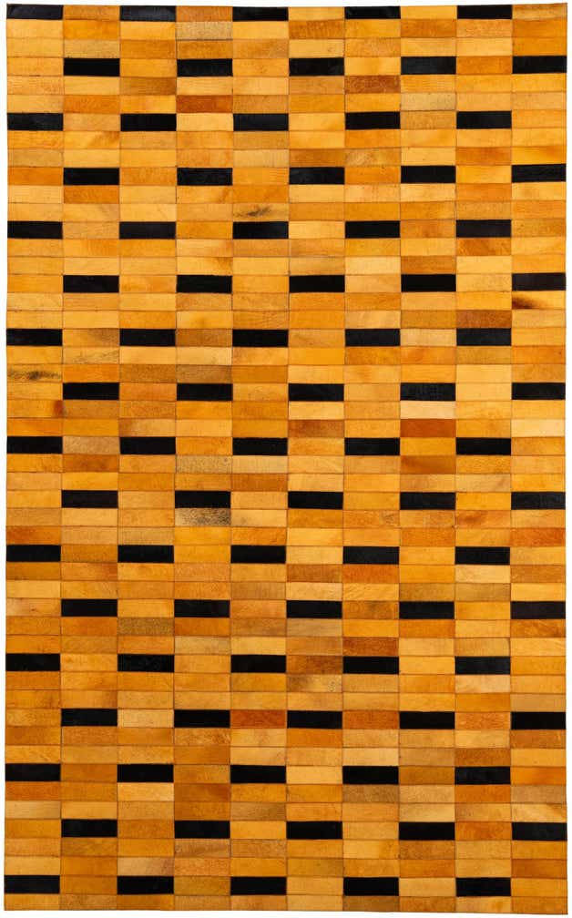 5' x 8' 1 Cowhide - Patchwork Rug