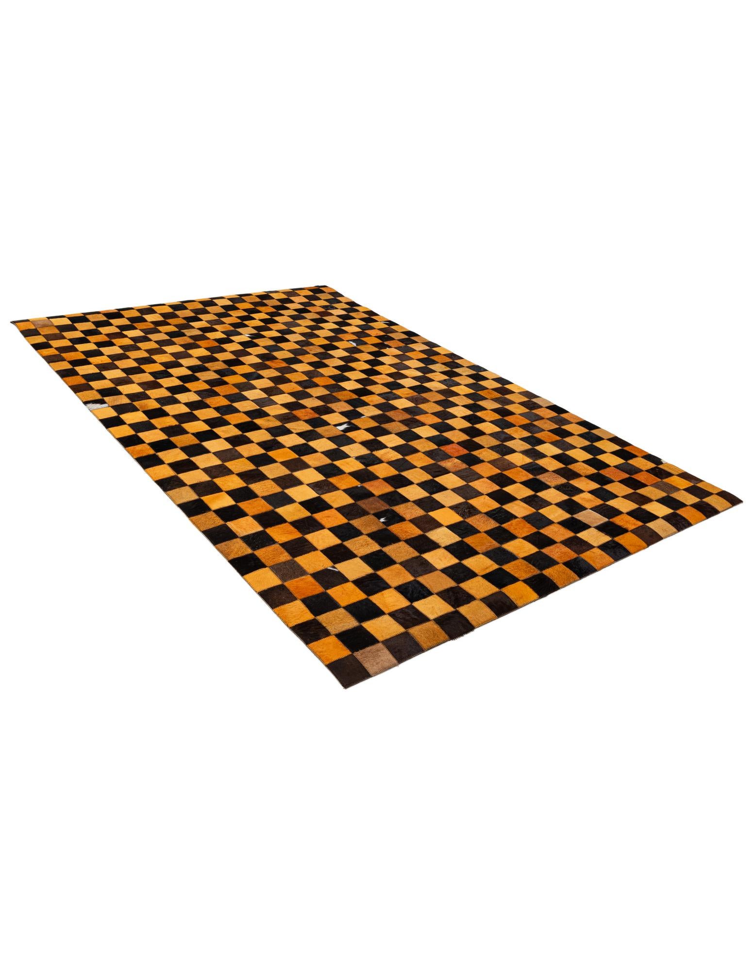 5' 2 x 8' Cowhide - Patchwork Rug