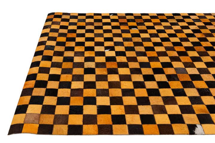 5' 2 x 8' Cowhide - Patchwork Rug