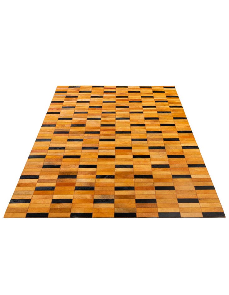Detail image of 5' x 8' Cowhide - Patchwork Rug