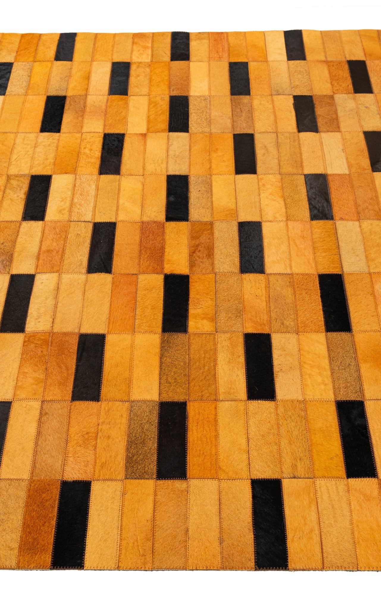 5' x 8' Cowhide - Patchwork Rug