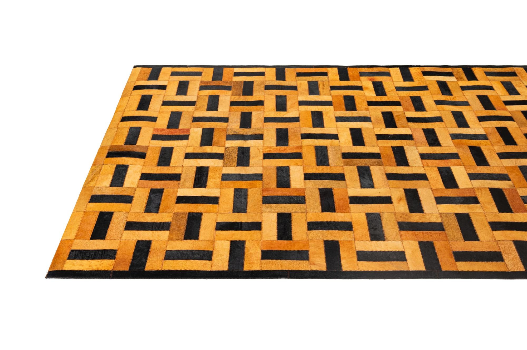 5' x 8' Cowhide - Patchwork Rug