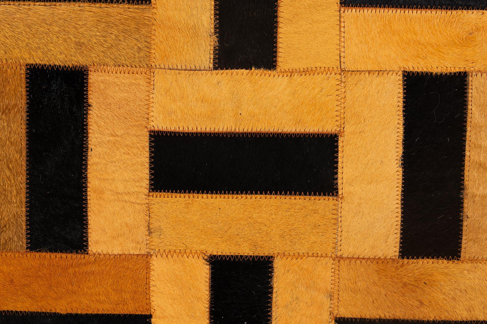 5' x 8' Cowhide - Patchwork Rug