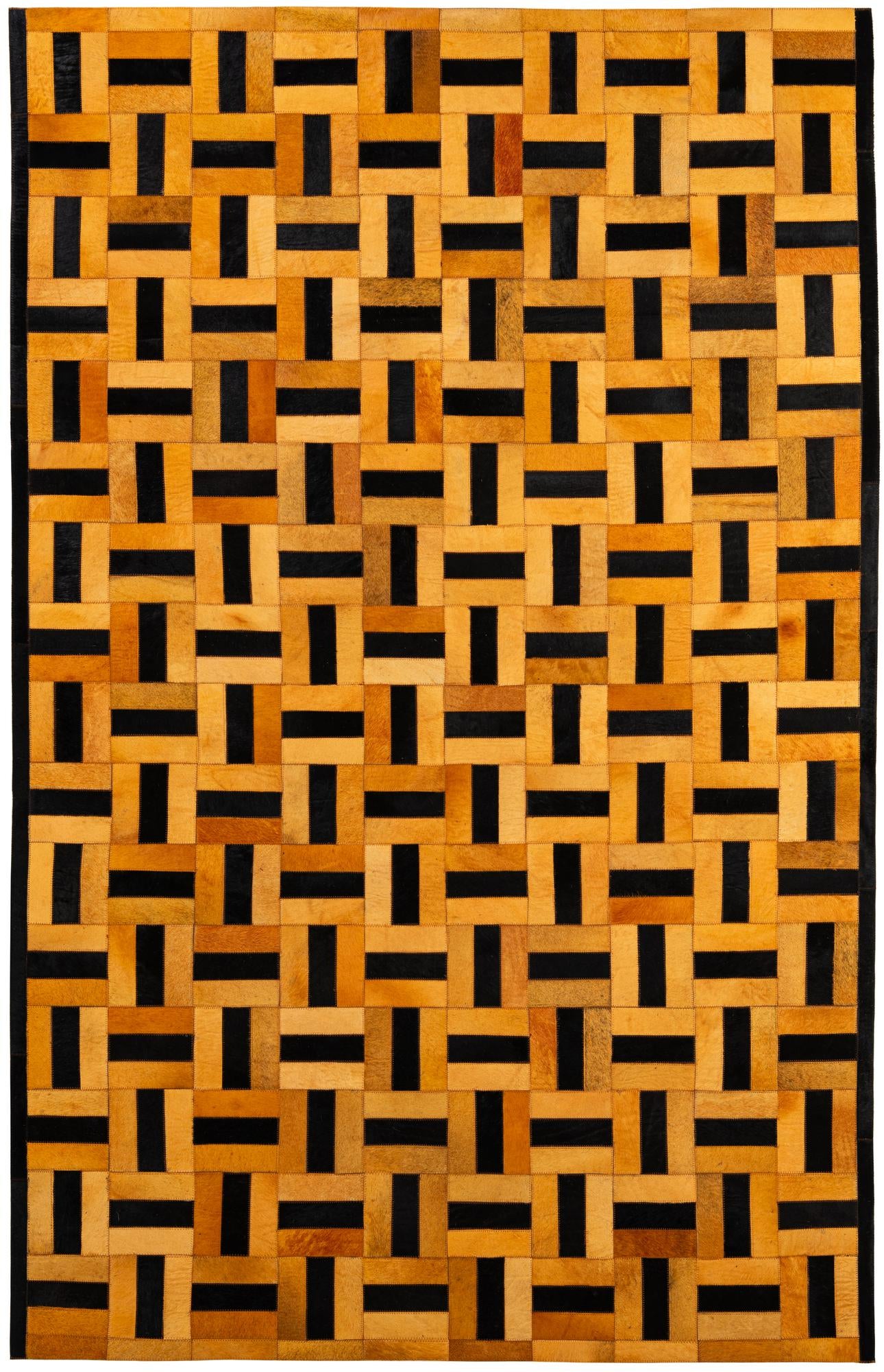 5' x 8' Cowhide - Patchwork Rug